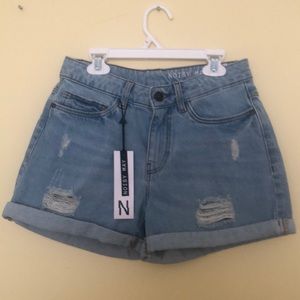 New,  not worn Noisy May Shorts, light blue denim, petite S size, skinny girl